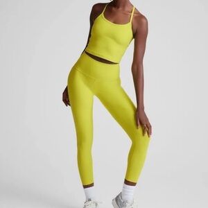 Beyond Yoga Vibrant Yellow Leggings Set